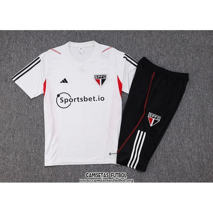 Chandal del Sao Paulo Manga Corta 2023/2024 Gris - Pantalon Corto